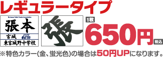 レギュラータイプ通常料金